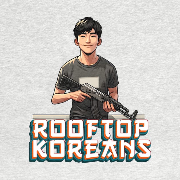 Rooftop Koreans by Rawlifegraphic